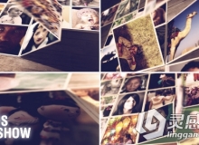 折叠飞舞照片幻灯片AE模板 VideoHive Folding Photos Slideshow