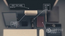 简约线条呼出文字标题注释说明标注指示线动画 AE模板 AE工程文件 Call Out Titles