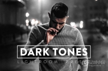 中性灰深色调人像后期Lightroom预设 10 Dark Tones Lightroom Presets