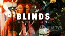 3种不同风格12种高质量时尚效果百叶窗转场过渡PR模板下载 Blinds Transitions Pack