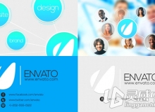 公司连线圈简介片头展示AE模板Videohive Intro Identity for Company Logo