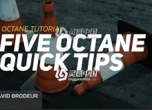 C4D OC渲染器5个快速技巧视频教程 5 Octane Quick Tips In Cinema 4D