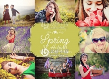 春季人像处理PS动作 Spring Actions for Photoshop