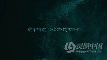 炫彩几何形状抽象视频片头演绎LOGO动画效果 AE模板 AE工程文件 Epic North