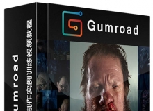 PS丑陋野蛮人特效制作实例训练视频教程Gumroad Giant Face Photoreal style of con...