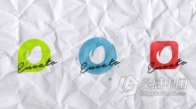 独特优雅手绘水彩笔画标志揭示LOGO动画 AE模板 AE工程文件 Elegant Watercolor Logo Reveal