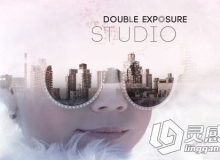 多重曝光叠加图片视觉特效幻灯片AE模板 Videohive Double Exposure Studio