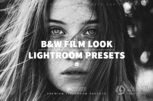 黑白电影胶片人像Lightroom预设 B&W FILM LOOK Lightroom Presets