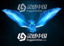 粒子飞鸟LOGO标志展示片头AE模板 Videohive Magic Bird Logo