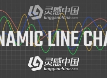 用数据生成曲线走势图表动画AE插件 Dynamic Line Chart v1 Win/Mac 附使用教程