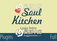 烹饪厨房MG动画AE模板  Videohive Soul Kitchen Logo Intro