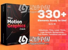 330种时尚图文包装排版设计动画 Motion Graphics Pack V2