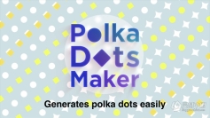 圆点斑点波尔卡图形矩阵排列效果MG动画AE脚本 Polka Dots Maker v1.2 +使用教程