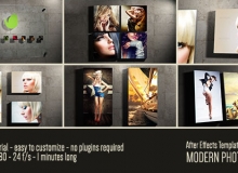 时尚相册展示AE模板 videohive Modern Photo Gallery 5958349