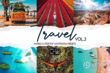 旅拍电影风光人像Lightroom预设 Travel Lightroom Presets Vol. 3