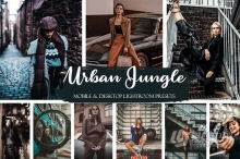 时尚人像旅拍城市扫街LR预设/APP预设 Urban Jungle Presets