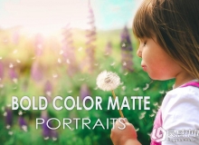 彩色磨砂哑光肖像Lightroom预设 19 Bold Color Matte Portrait Presets