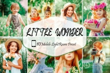 自然通透儿童人像调色Lightroom预设 Little Wonder Lightroom Presets