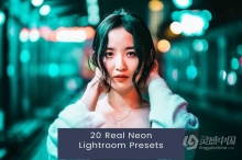 20个真正的霓虹灯人像Lightroom预设20 Real Neon Lightroom Presets