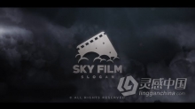 黑暗云层烟雾特效金属LOGO标题效果视频片头 AE模板 AE工程文件 Cinematic Logo Reveal