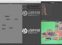 Redshift 渲染器代理设置&随机着色器视频教程C4D教程