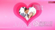 Love爱情故事婚礼视频回忆相册魅力时尚心形动画效果视频 AE模板 AE工程文件 Love Story and Wedding