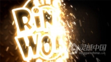 3D焊接光线火花特效LOGO宣传视频片头动画制作 AE模板 AE工程文件 Diamond Logo Reveal