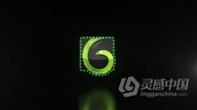 闪闪发光霓虹灯RGB分割视频片头 AE模板 AE工程文件 Glitchy Neon Logo Reveal