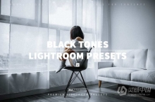 中性灰INS人像lr预设 BLACK TONES – Mobile&Desktop Lightroom Presets