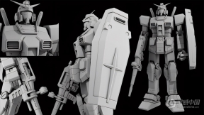 Maya高达机器人建模完整制作流程视频教程 Creating a Gundam Character in Maya 2022