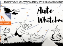 白板手绘效果AE模板 videohive Auto Whiteboard