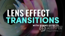 8种独特风格28个镜头效果转场PR模板下载 Lens Effect Transitions