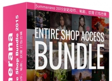 Summerana 2015全站PS动作、笔刷、纹理 完整打包合辑 Entire Shop Bundle