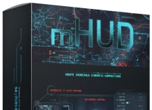 50组炫酷HUD高科技信息化UI元素动画FCPX插件 mHUD Plugin for Final Cut Pro X