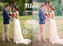 50婚礼颗粒胶片Lightroom预设 50 Film Lightroom presets