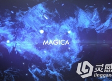 时尚完美的粒子爆炸显示标题动画AE模板 Videohive Magica