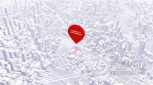 三维地图GPS坐标城市定位展示LOGO动画 AE模板 AE工程文件 GPS Reveal