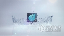 水滴飞溅水花冠液体特效LOGO视频片头动画 AE模板 AE工程文件 Splashing Ground Logo Reveal II