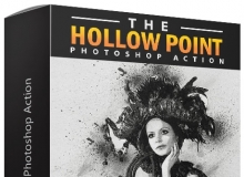 水墨喷溅分散动作 Point Photoshop Action 附图文教程