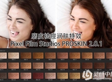 磨皮祛痘润肤特效FCPX插件 Pixel Film Studios PROSKIN 2.0.1 含教程