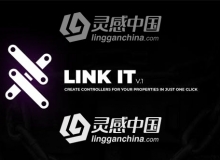 一键创建图层属性控制器中文汉化版AE脚本 Link IT v1.0 Win/Mac