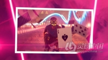 霓虹灯双色调设计照片动画幻灯片时尚视频相册片头效果制作 AE模板 AE工程文件 Neon Slideshow