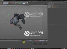 金鱼C4D骨骼绑定动画制作视频教程