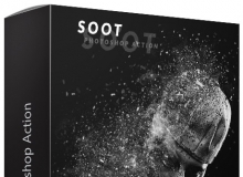 烟尘粒子分散动作 Soot Photoshop Action 附视频教程