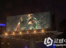 不夜城广告牌宣传动画AE模板 Videohive Billboard In Night City