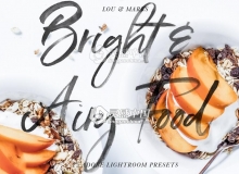 日系小清新美食食物Lightroom预设 BRIGHT & AIRY FOOD PRESETS