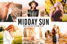 正午阳光人像摄影Lightroom预设及移动lr预设 Midday Sun Lightroom Presets