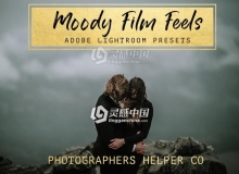 婚礼人像电影胶片Lightroom预设 Moody Film Feel Preset Pack