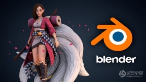 Blender游戏模型纹理制作实例训练视频教程 中文字幕 Stylized texturing for video games with Blender