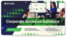 企业业务解决方案演示宣传片商业幻灯片AE模板下载 Corporate Business Solutions Presentation